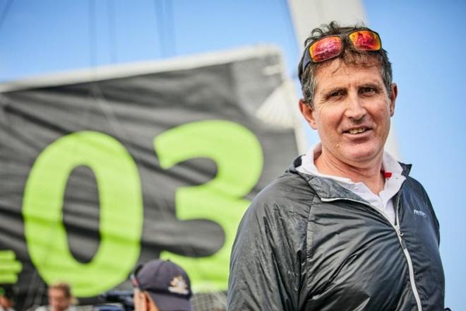Team Phaedo led by record-breaking round the world sailor, Brian Thompson has consolidated their lead over MOD70 competitor, Giovanni Soldini's Maserati © RORC / James Mitchell